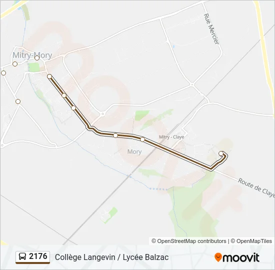 2176 Bus Line Map