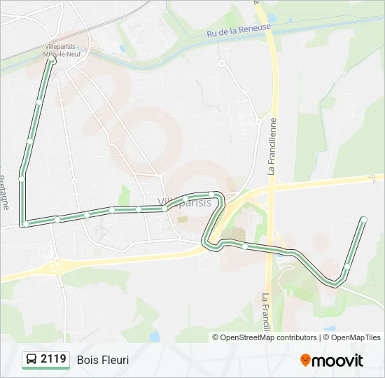 2119 Bus Line Map