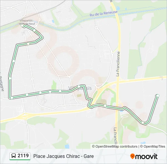 2119 Bus Line Map