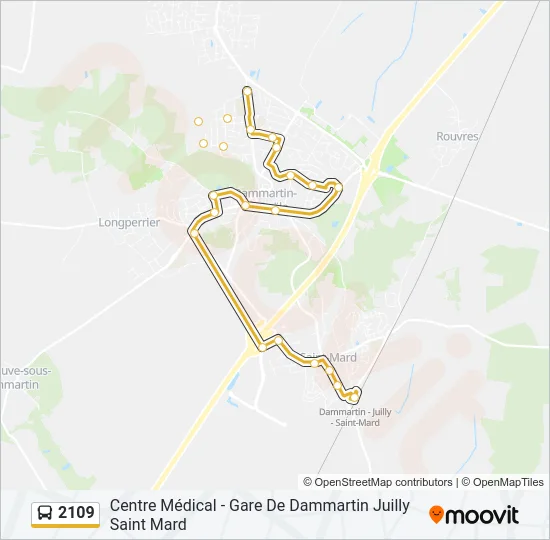 2109 Bus Line Map