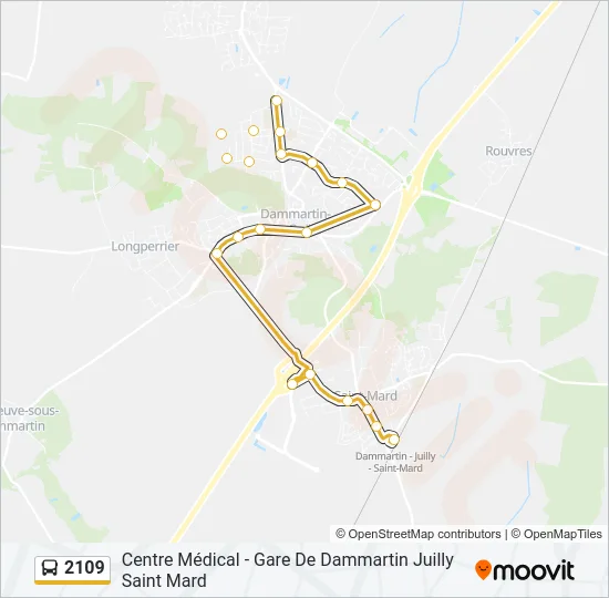 2109 Bus Line Map