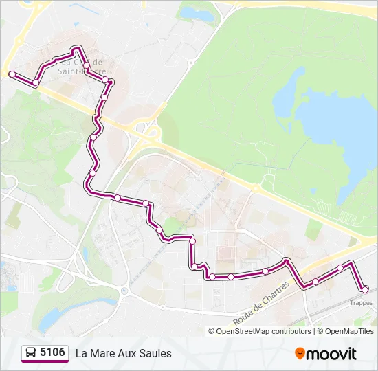 5106 Bus Line Map