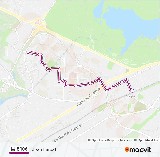 5106 Bus Line Map