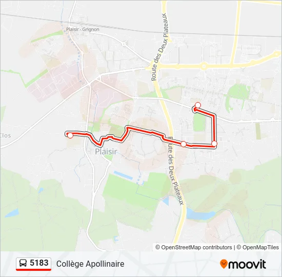 5183 Bus Line Map