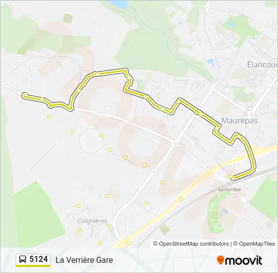 5124 Bus Line Map
