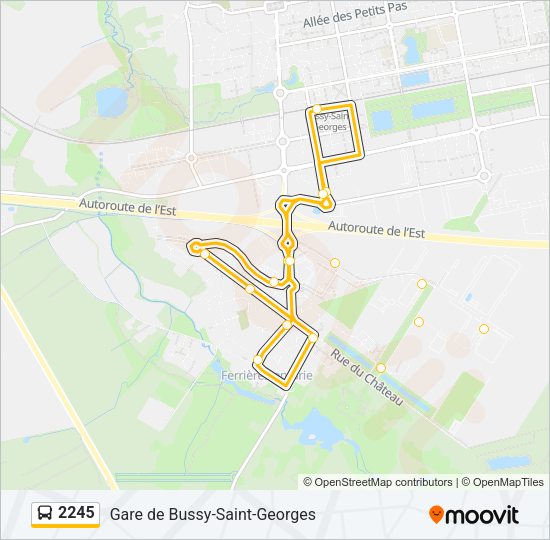 2245 Bus Line Map