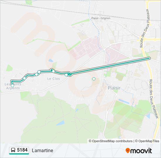 5184 bus Line Map