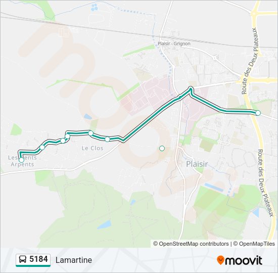 5184 Bus Line Map