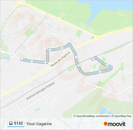 5132 Bus Line Map