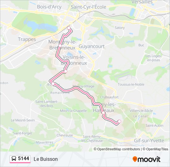 5144 bus Line Map