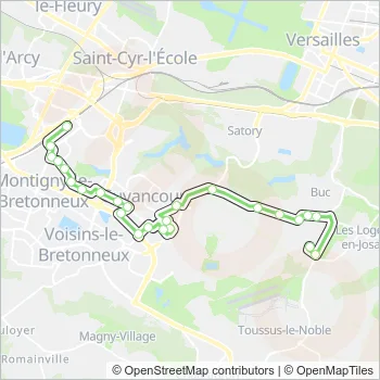 5150 Bus Line Map