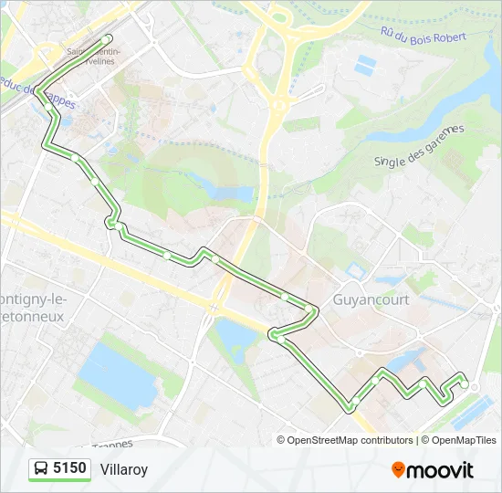 5150 Bus Line Map