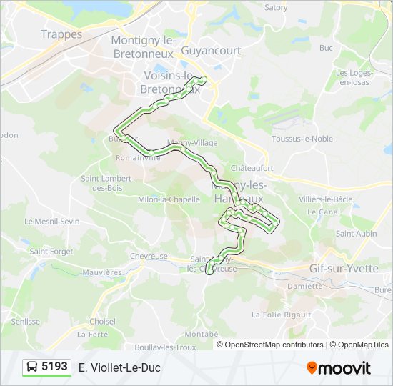 5193 Bus Line Map
