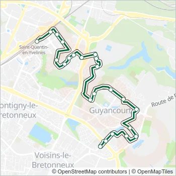 5151 Bus Line Map