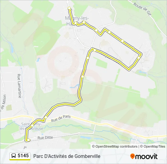 5145 Bus Line Map