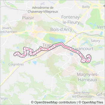 5121 Bus Line Map