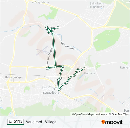 5115 Bus Line Map