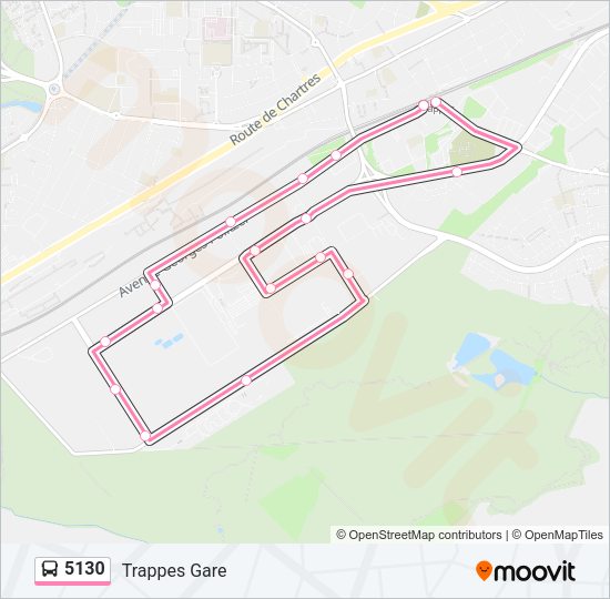 5130 Bus Line Map