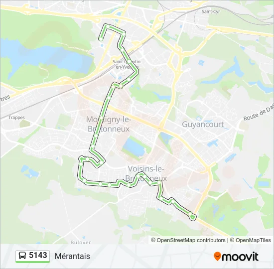 5143 Bus Line Map