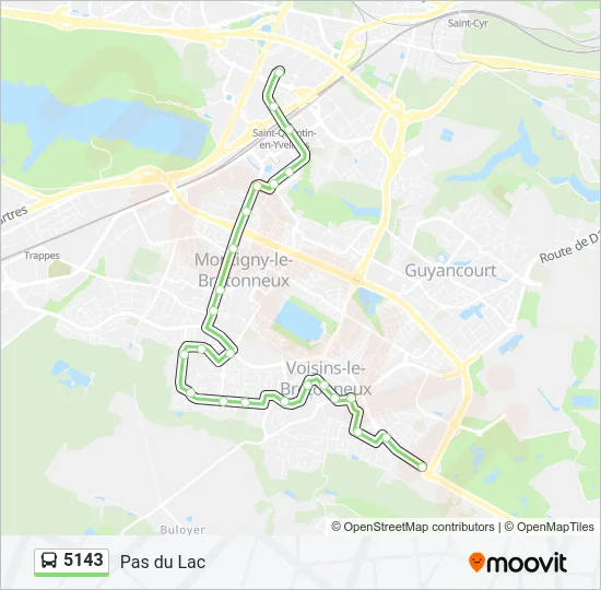 5143 Bus Line Map