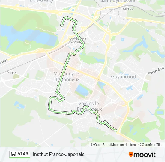 5143 Bus Line Map