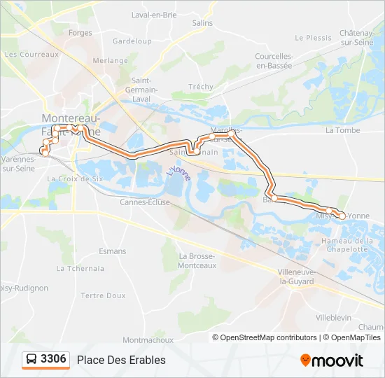 3306 Bus Line Map
