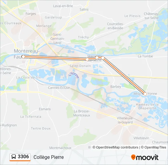 3306 Bus Line Map