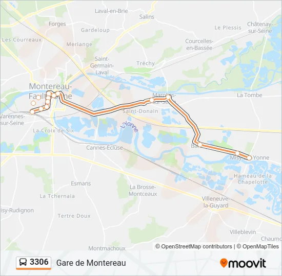3306 Bus Line Map
