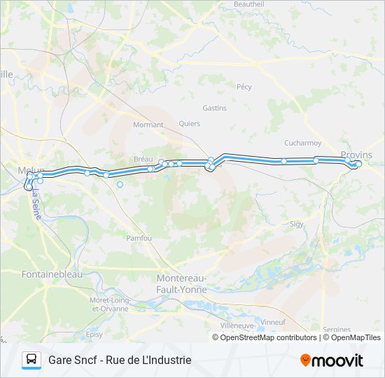 EXPRESS47 bus Line Map