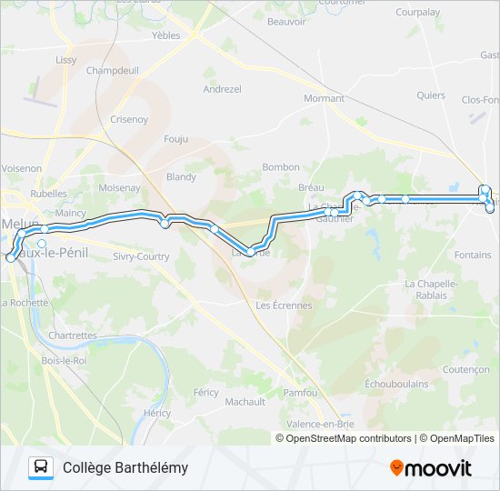 EXPRESS47 bus Line Map