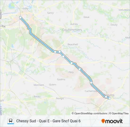 EXPRESS50 Bus Line Map