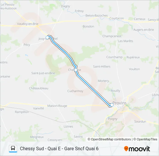 EXPRESS50 Bus Line Map