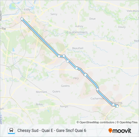 EXPRESS50 Bus Line Map