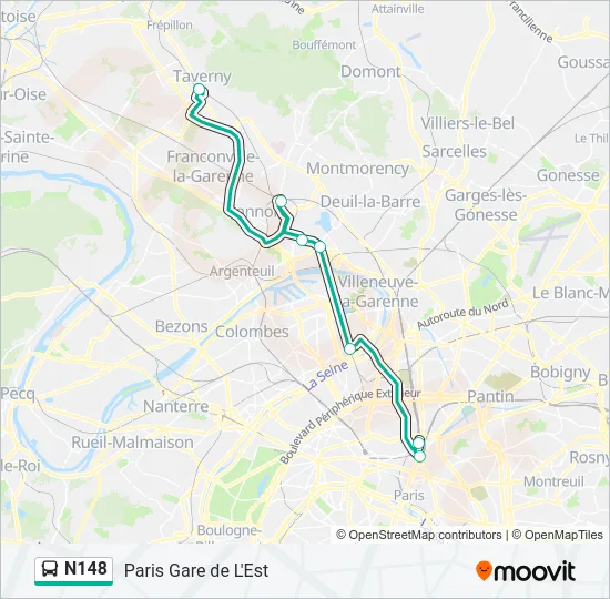 N148  Line Map