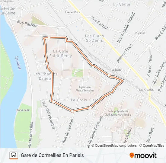 30-21OUES Bus Line Map