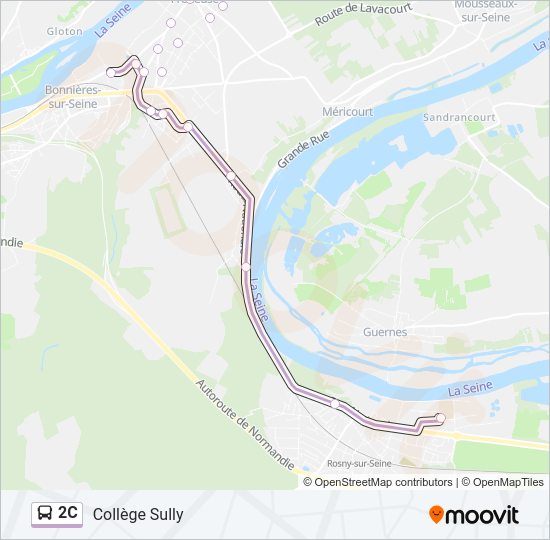 2C Bus Line Map