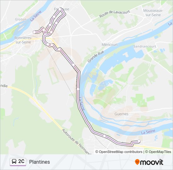 2C Bus Line Map