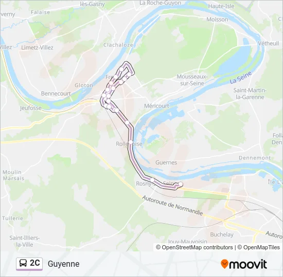 2C Bus Line Map