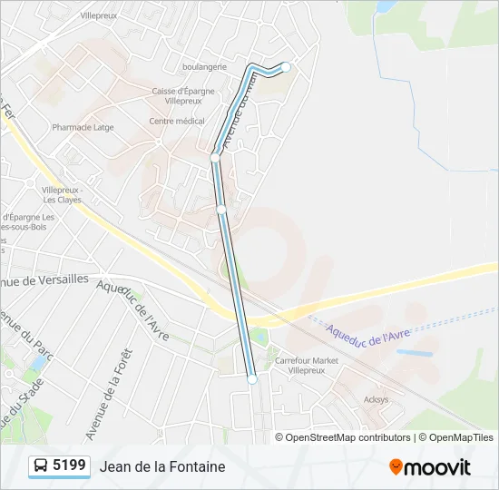 5199 Bus Line Map