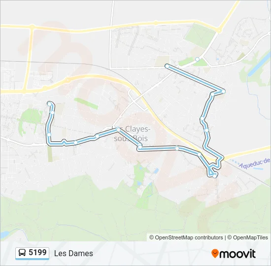5199 Bus Line Map