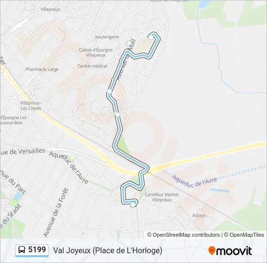 5199 Bus Line Map