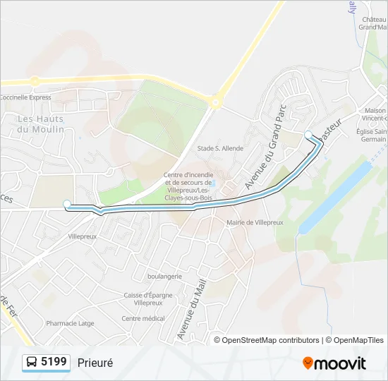 5199 Bus Line Map