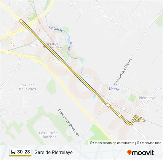 30-28 Bus Line Map
