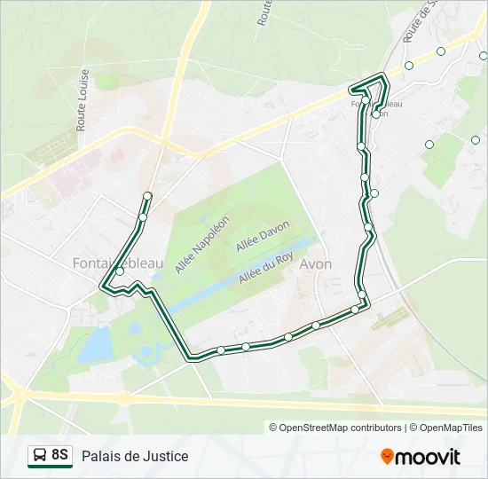 8S Bus Line Map