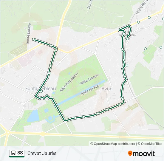 8S Bus Line Map