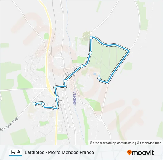 A Bus Line Map
