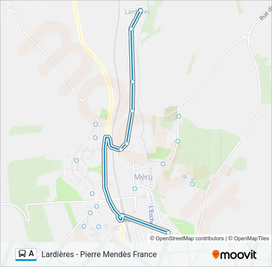 A Bus Line Map