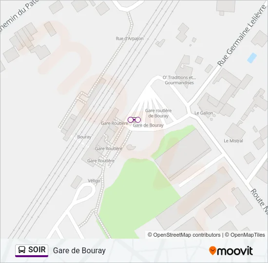 SOIR Bus Line Map