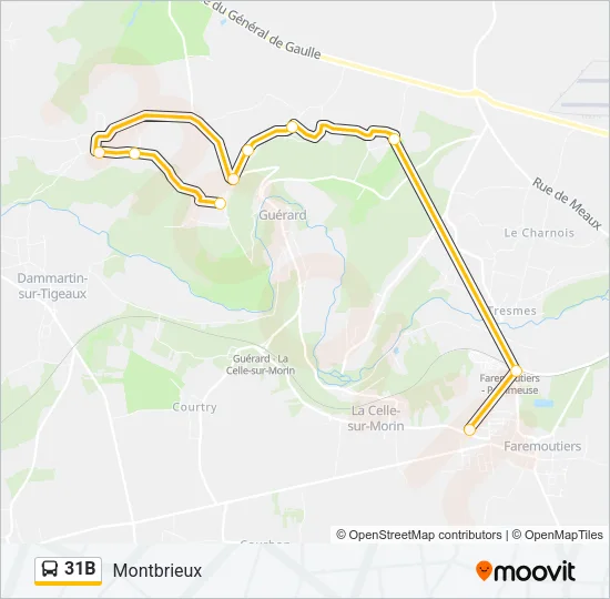 31B Bus Line Map
