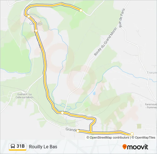 31B Bus Line Map